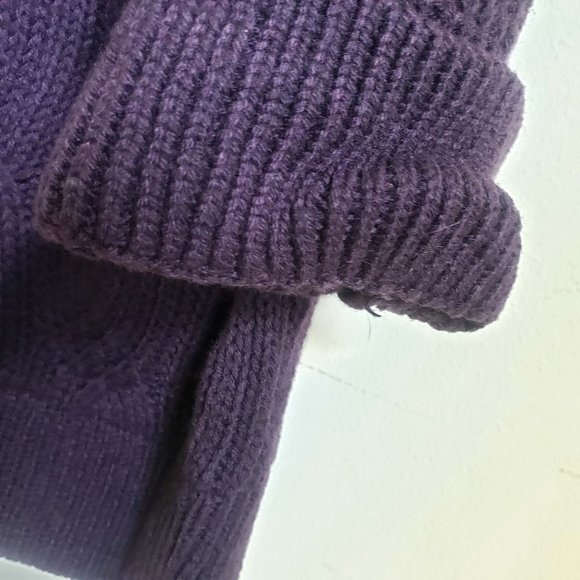 Sonoma Women's Navy Blue Scoop Neck Long Sleeve Knit Top Sweater - Picture 5 of 12